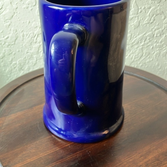Rae Dunn: Cobalt Blue “Dad is my Hero” Beer Stein - Picture 5 of 16